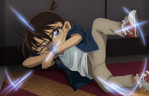 『 緋色の弾丸』ではコナンが連続拉致事件の解決に奮闘