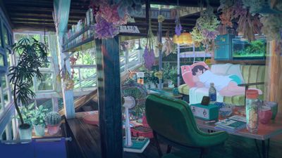 唯一無二の色彩で描かれる『花緑青が明ける日に』本編冒頭映像をチラ見せ