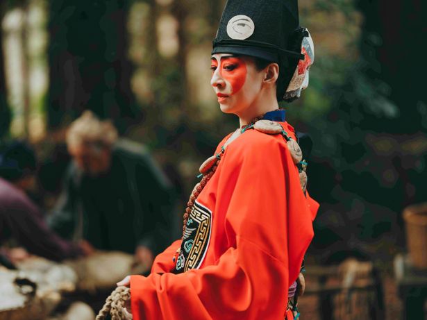 宋江に仕える間者、馬桂(松雪泰子)