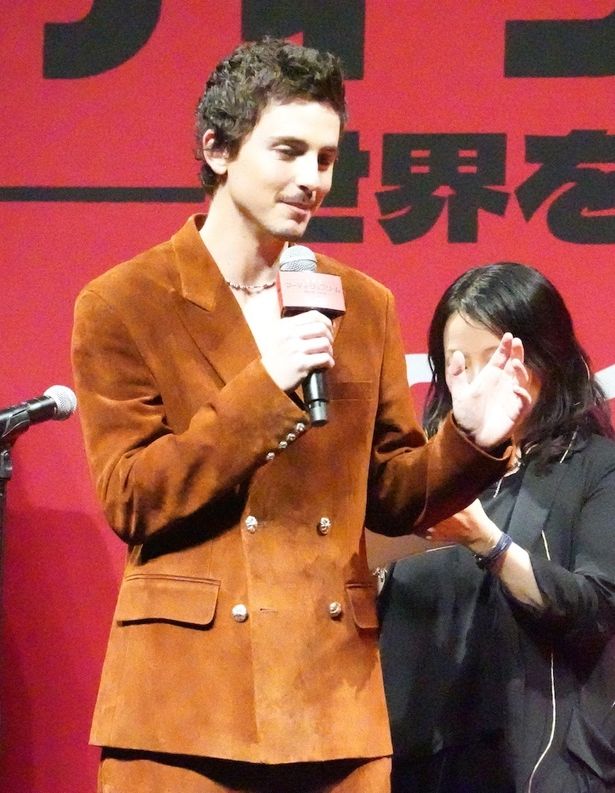 日本で撮ることに意味があったと語ったティモシー・シャラメ