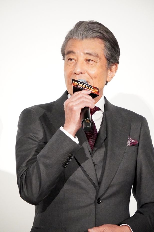 杉元、鶴見と同じく金塊を狙う、元新撰組・鬼の副長こと土方歳三役の舘ひろし