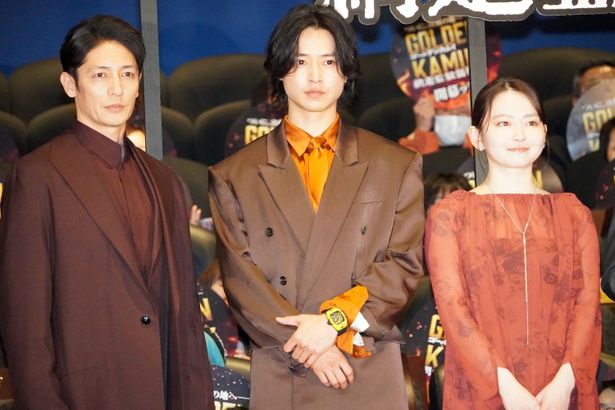 『ゴールデンカムイ 網走監獄襲撃編』公開記念舞台挨拶の様子