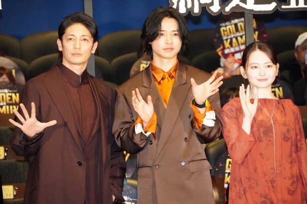 『ゴールデンカムイ 網走監獄襲撃編』公開記念舞台挨拶の様子