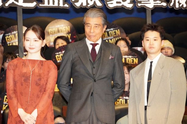 『ゴールデンカムイ 網走監獄襲撃編』公開記念舞台挨拶の様子