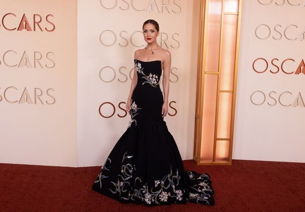 ローズ・バーンは、マーメイドシルエットのドレスでレッドカーペットにお目見え