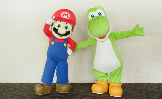 マリオとヨッシーも「スーパーマリオシアター」への来場を楽しみにしている