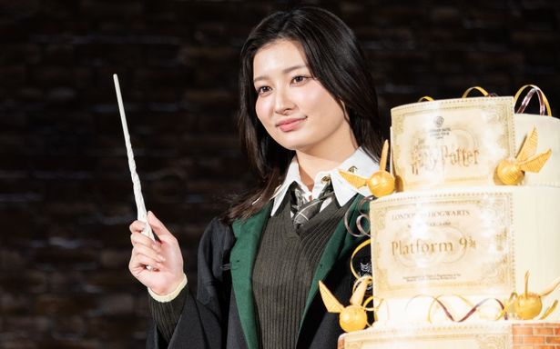 「『ハリー・ポッター』の世界を体験できてうれしかった」とご満悦