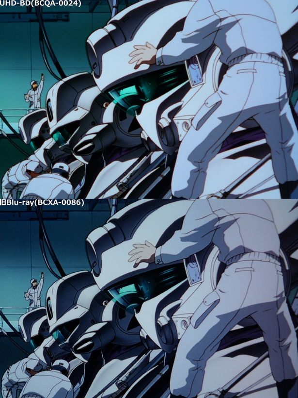 こだわり抜かれたメカニックの作画もより鮮明に