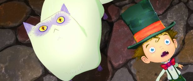 異世界に迷い込んだルビッチを導く不思議ネコ、モフの声をMEGUMIが担当する