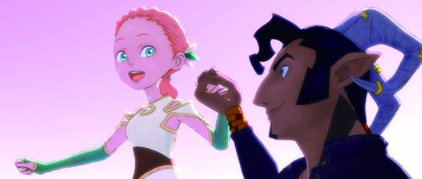 本作のヒロイン、ナギを小芝風花が、愛する者の帰りを信じるガスを吉原光夫が演じる