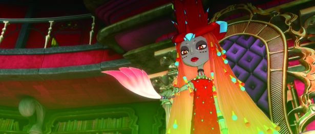 ネズミたちを従え、千年砦を取り仕切る謎の女王ネズミ・ホーラに土屋アンナが熱演