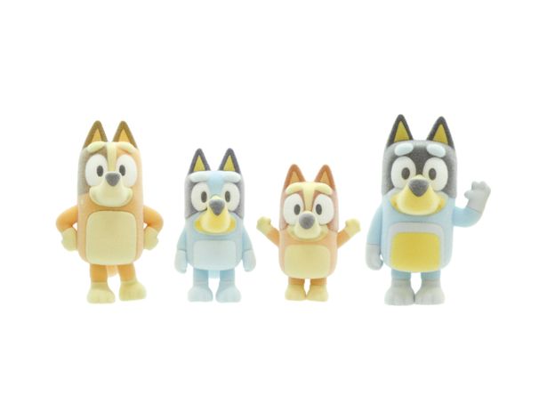 お部屋に飾ったり、お子様のごっこ遊びにも！(「ブルーイ　フロッキーフィギュア」)