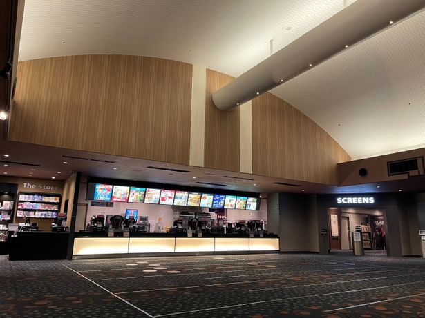 イオンモール内に構える、地域密着型のシネコン(TOHOシネマズ おいらせ下田)