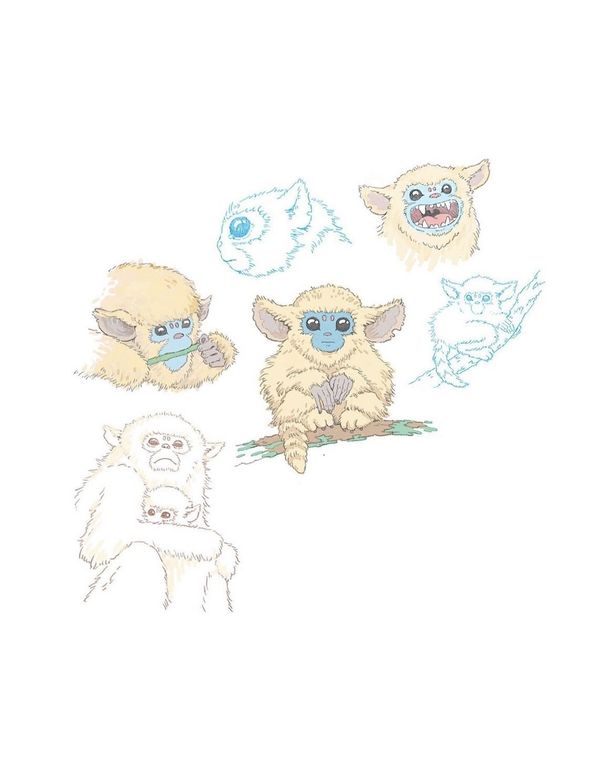 「最初に、大きな動物と少年が寝転がっている絵を描きました。『となりのトトロ』っぽい絵と言えるでしょうね」とサクソン監督