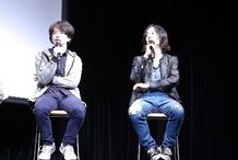 インディーズ時代から親交の深い2人は、息の合ったトークを展開！　アジカンの後藤（左）、“ｅｎｔ”ホリエアツシ（右）