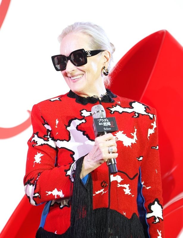 やさしく微笑むストリープ