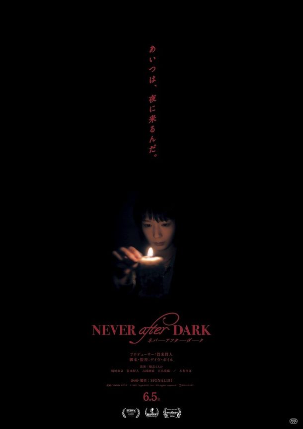 逃げ場なき洋館で連鎖する恐怖！『Never After Dark／ネバーアフターダーク』本ポスター