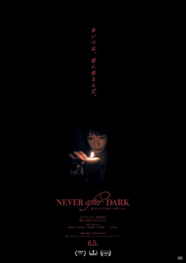 逃げ場なき洋館で連鎖する恐怖！『Never After Dark／ネバーアフターダーク』本ポスター