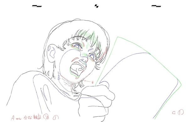 貴重な資料が並ぶ(「劇場アニメ ルックバック展 ー押山清高 線の感情」)