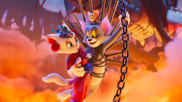 心を奪われて目がハートになってしまったトムの姿