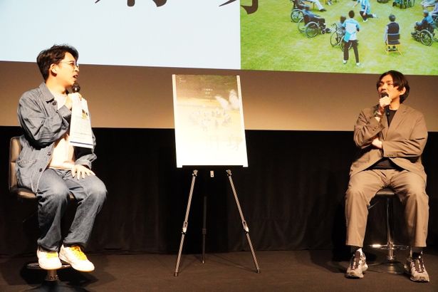 上映後の会場で、濃厚なトークが繰り広げられた