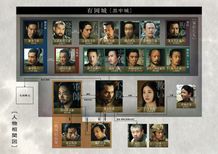 解禁された「人物相関図」では、孤高の城主、村重(本木)を中心に、地下牢に幽閉された軍師、黒田(菅田)、妻の千代保(吉高)ら主要人物たちの姿が