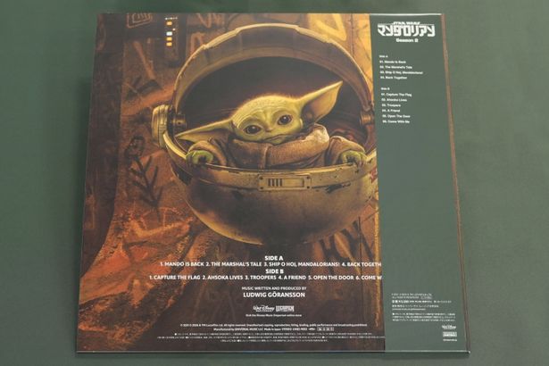 『スター・ウォーズ/マンダロリアン Season2』LPの裏面