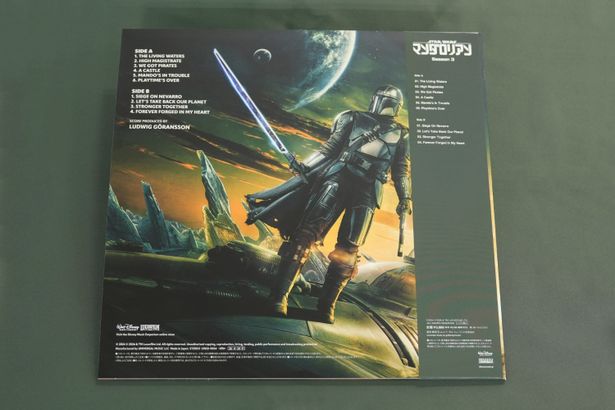 『スター・ウォーズ/マンダロリアン Season3』LPの裏面