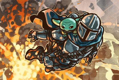 タケウチリョースケによる期待と愛が詰まった『マンダロリアン・アンド・グローグー』の描きおろし！