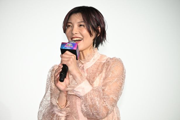 『ザ・スーパーマリオギャラクシー・ムービー』日本語版プレミアム試写会に出席した志田有彩