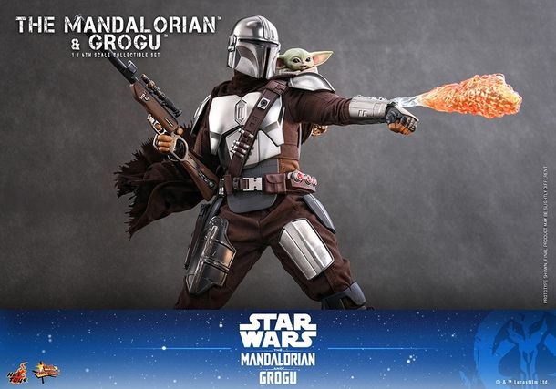 『マンダロリアン・アンド・グローグー』のフィギュアをチェック！(「【ムービー・マスターピース】『スター・ウォーズ／マンダロリアン・アンド・グローグー』1/6スケールフィギュア マンダロリアン＆グローグー」)