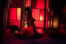 日本古来の妖怪ろくろっ首をモチーフにした雨宮流の妖怪ロクロク