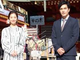 『羊の木』の大ヒット祈願イベントが行われた