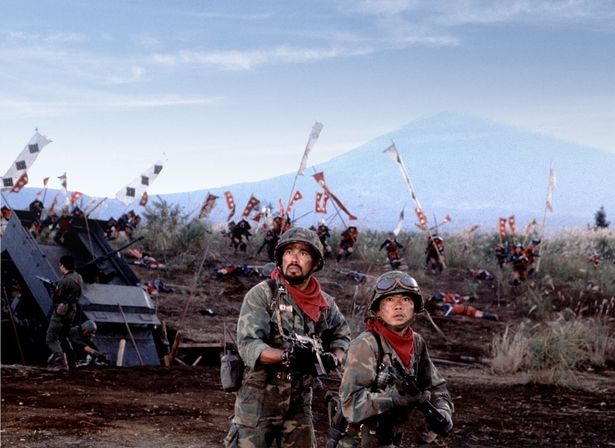 半村良の小説を原作に斎藤光正がメガホンを握った『戦国自衛隊』