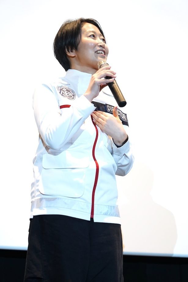 支えてくれたみなさんのおかげ！と何度も感謝の言葉を伝えた松木彩監督