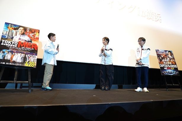 松木監督が「喜多見先生の私服だ！」と大興奮。質問をしたファンの母親の姿を客席で見つけ思わず「お母さん！(すごい！)」と呼びかけていた