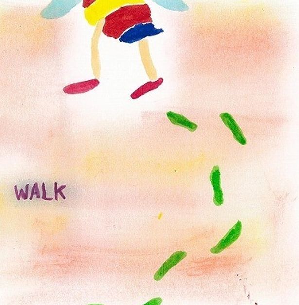 楽曲「WALK」＆『みつばちハッチ』をイメージしたイラスト