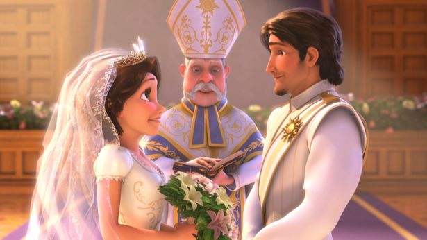 ラプンチェルとフリンの結婚式の行方は!?(『ラプンツェルのウェディング』)
