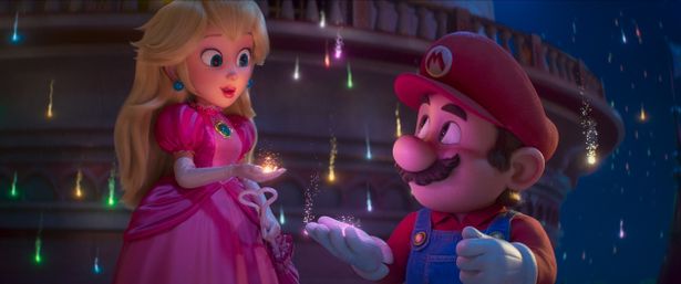 強い絆で結ばれたマリオとピーチ