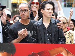 映画『Michael／マイケル』（6月12日公開）公開記念イベントで観客と一緒にマイケルダンスを踊った宮近海斗(Travis Japan)