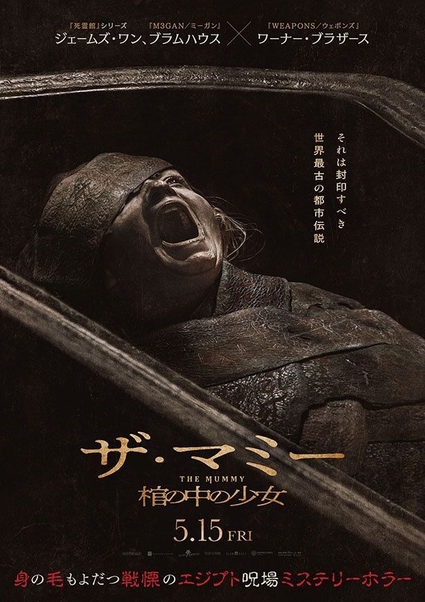 ジェームズ・ワン製作×ブラムハウスの布陣で製作された『THE MUMMY ／ ザ・マミー 棺の中の少女』)