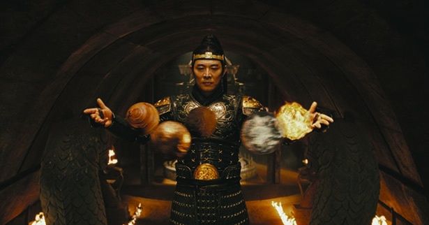 ジェット・リーが中国皇帝のミイラを演じた(『ハムナプトラ３　呪われた皇帝の秘宝』)