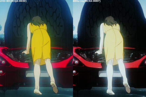 すでに発売された前2作の4K版と同様、色の鮮やかさが際立つ(『ＷＸIII 機動警察パトレイバー』)