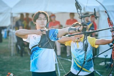 アーチェリーのオリンピック選手を目指す龍之介役の磯村勇斗