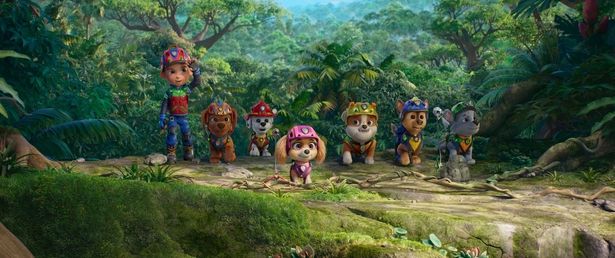 『パウ・パトロール ザ・ダイノ・ムービー』場面カット