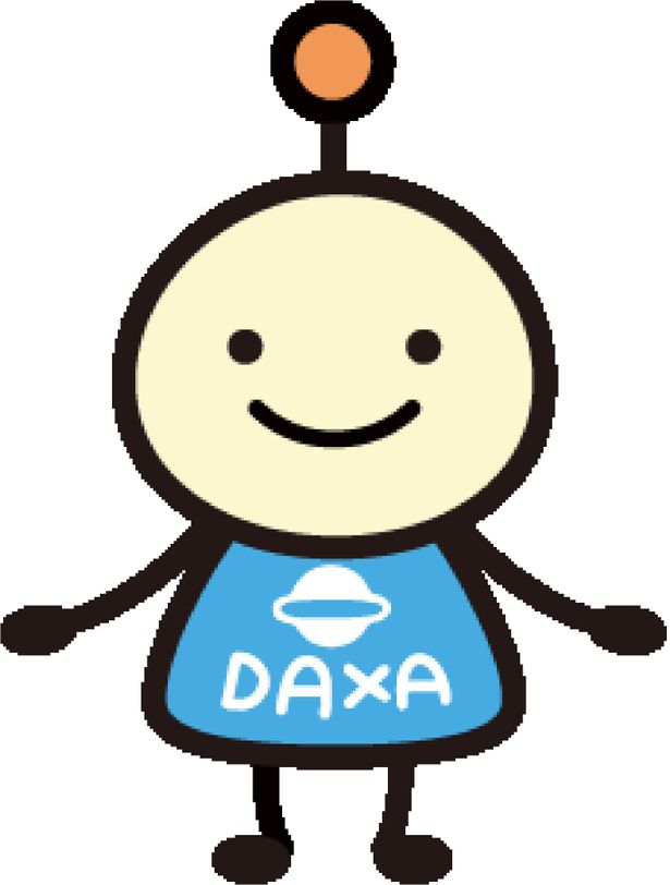宇宙のいろんな知識を教えてくれるDAXAのマスコットキャラクター、DAXAくん