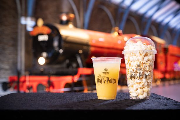スタジオツアー東京の「『ハリー・ポッターと賢者の石』鑑賞パッケージ」参加者には1名につきドリンクとポップコーンが提供される