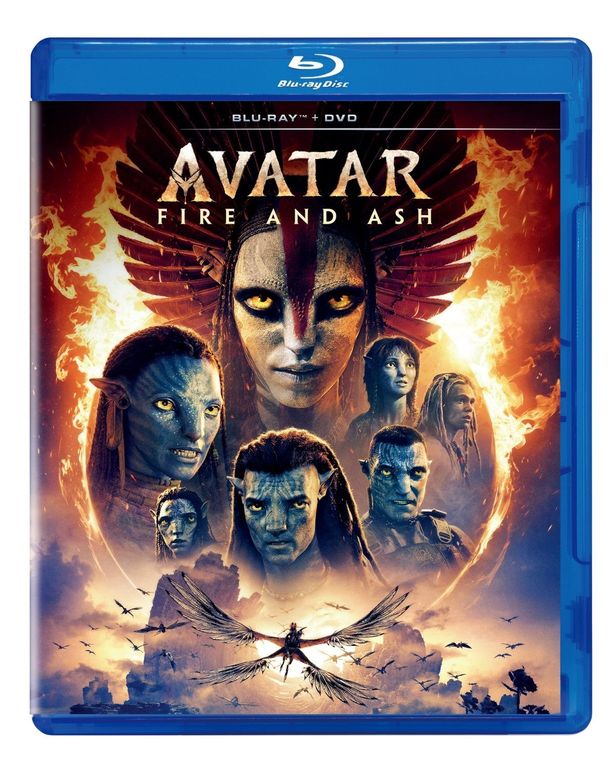 『アバター：ファイヤー・アンド・アッシュ ブルーレイ＋DVD セット』ジャケット