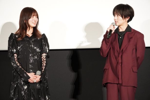 『口に関するアンケート』初日舞台挨拶の様子