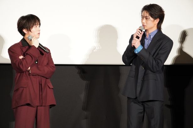 『口に関するアンケート』初日舞台挨拶の様子